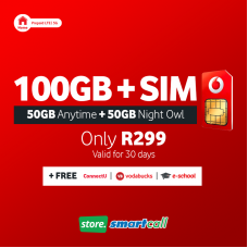 SIM Only + 100GB Vodacom LTE Data